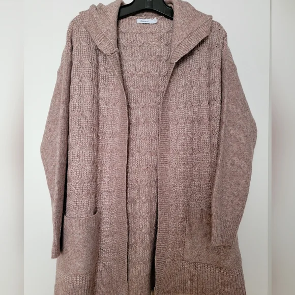 Reitmans Cozy Pink Knit Sweater Sz Large - Picture 1 of 8